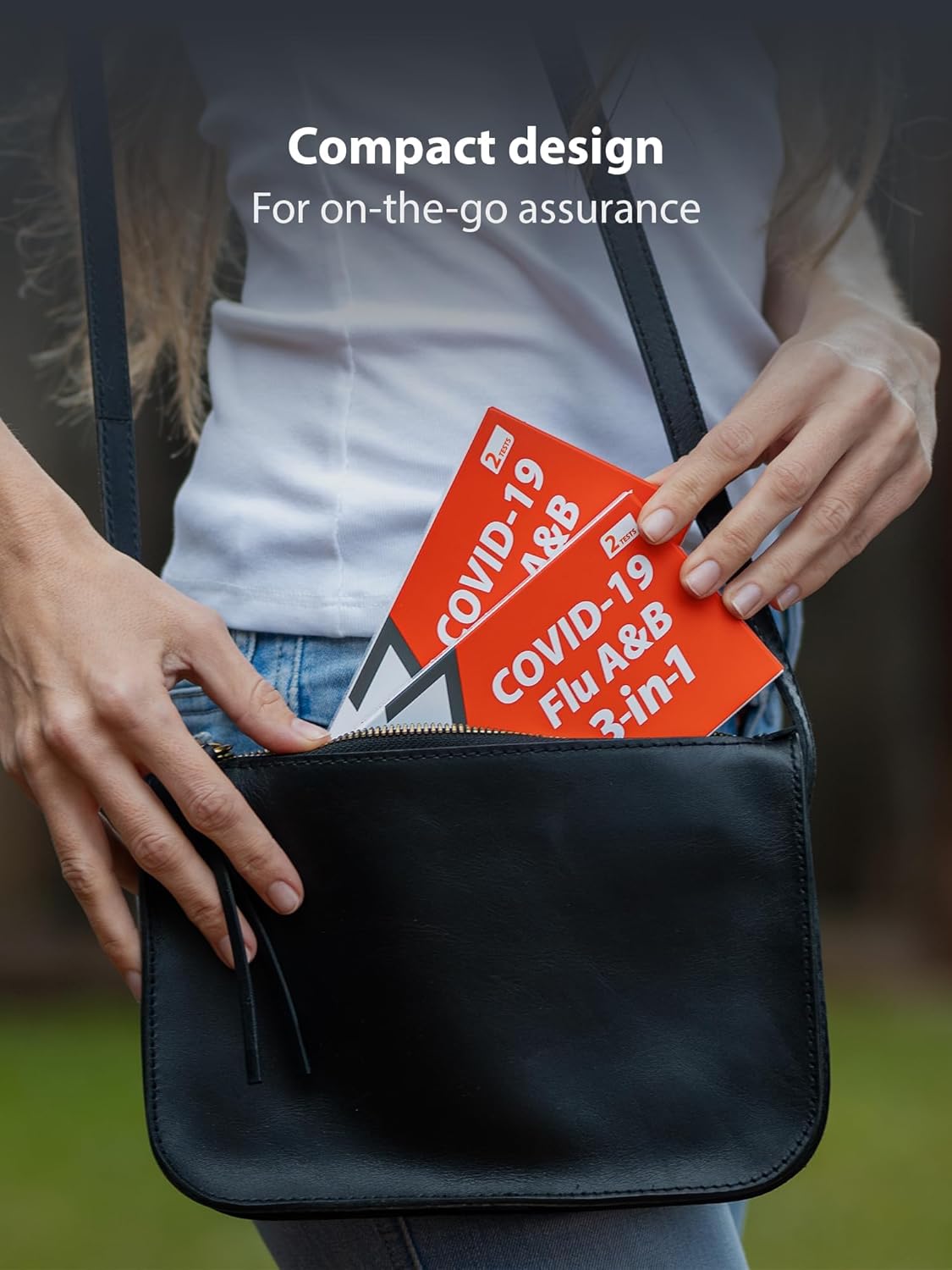 iHealth COVID-19, Flu A&B 3-in-1 Antigen Rapid Test, Results in 15 Minutes, FDA Authorized OTC Flu&COVID Home Test, with Non-invasive Nasal Swab, Easy to Use &No Discomfort (48 Packs, 96 Tests Total)