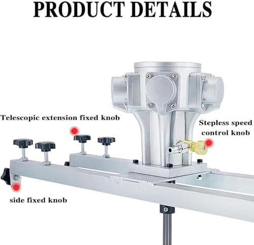 Pneumatic Paint Agitator Mixer - 1/2 HP, 3/4 HP, 1 HP Air Mixing Equipment for Efficient Paint Stirring & Mixing - Heavy-Duty Five Cylinder Design