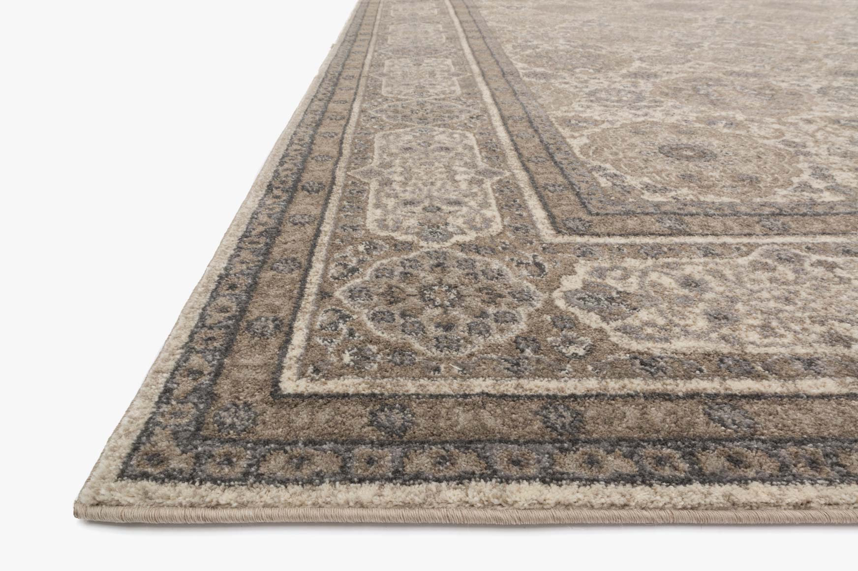 Loloi Century Collection - Transitional Power Loomed Rug in Sand & Taupe (CQ-05)