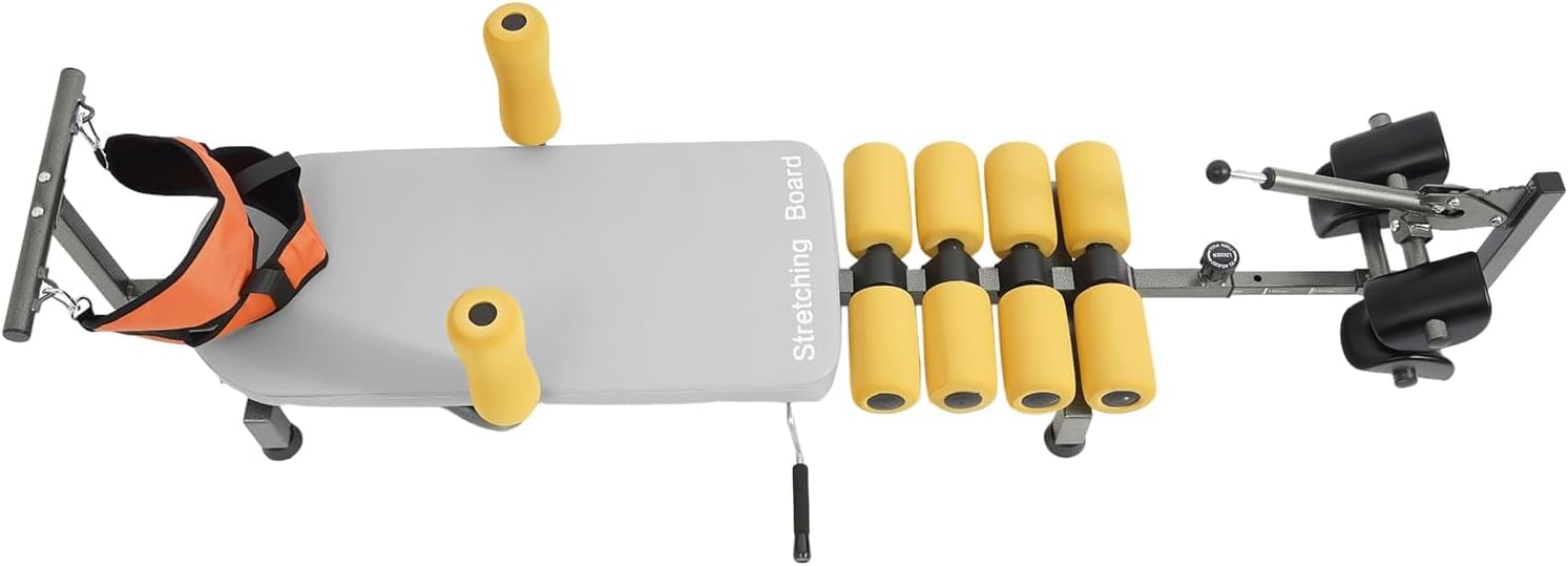 Massage Traction Bed Table Cervical Lumber Spine Back Stretcher Traction Bed Full Body Stretching Device for Tension