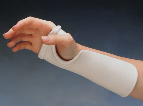 North Coast Medical Radial Bar Wrist Cock-Up Precut Splint, Vanilla 1/8in (3.2mm), Small, Pack of 7