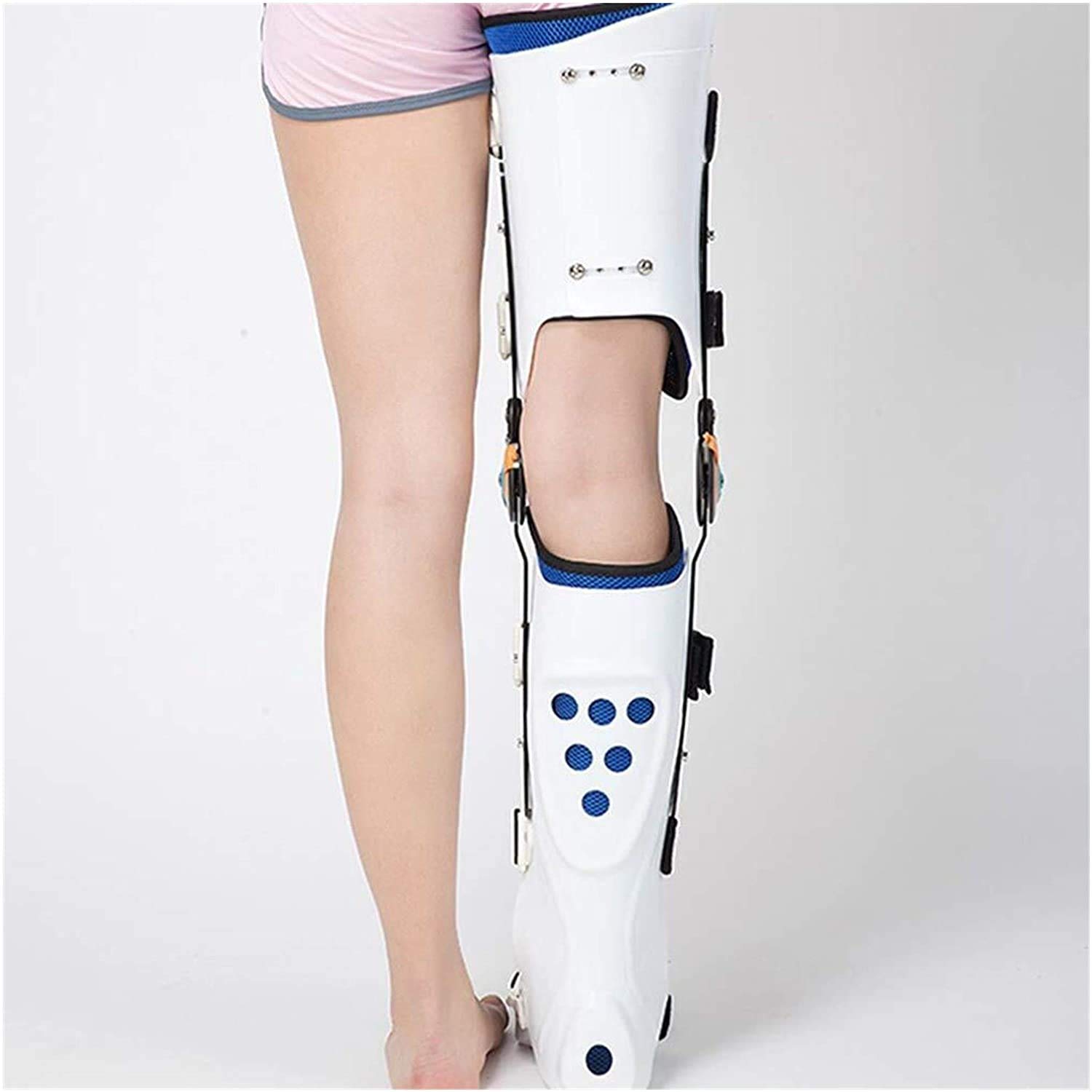 Knee Support Brace,Hinged Knee Ankle Foot Orthosis Brace, Support Lower Limbs Orthosis, Leg Fracture,Lower Limb Paralysis for Left Leg and Right Leg,Left (Right-Large