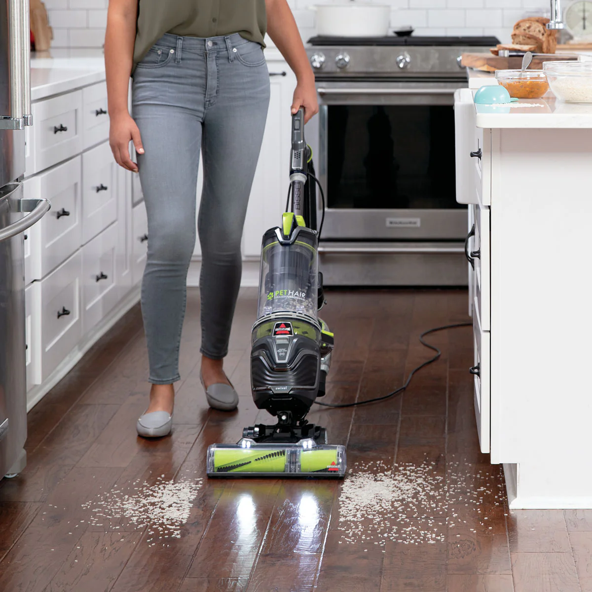 Bissell Pet Hair Eraser Turbo Rewind Upright Vacuum