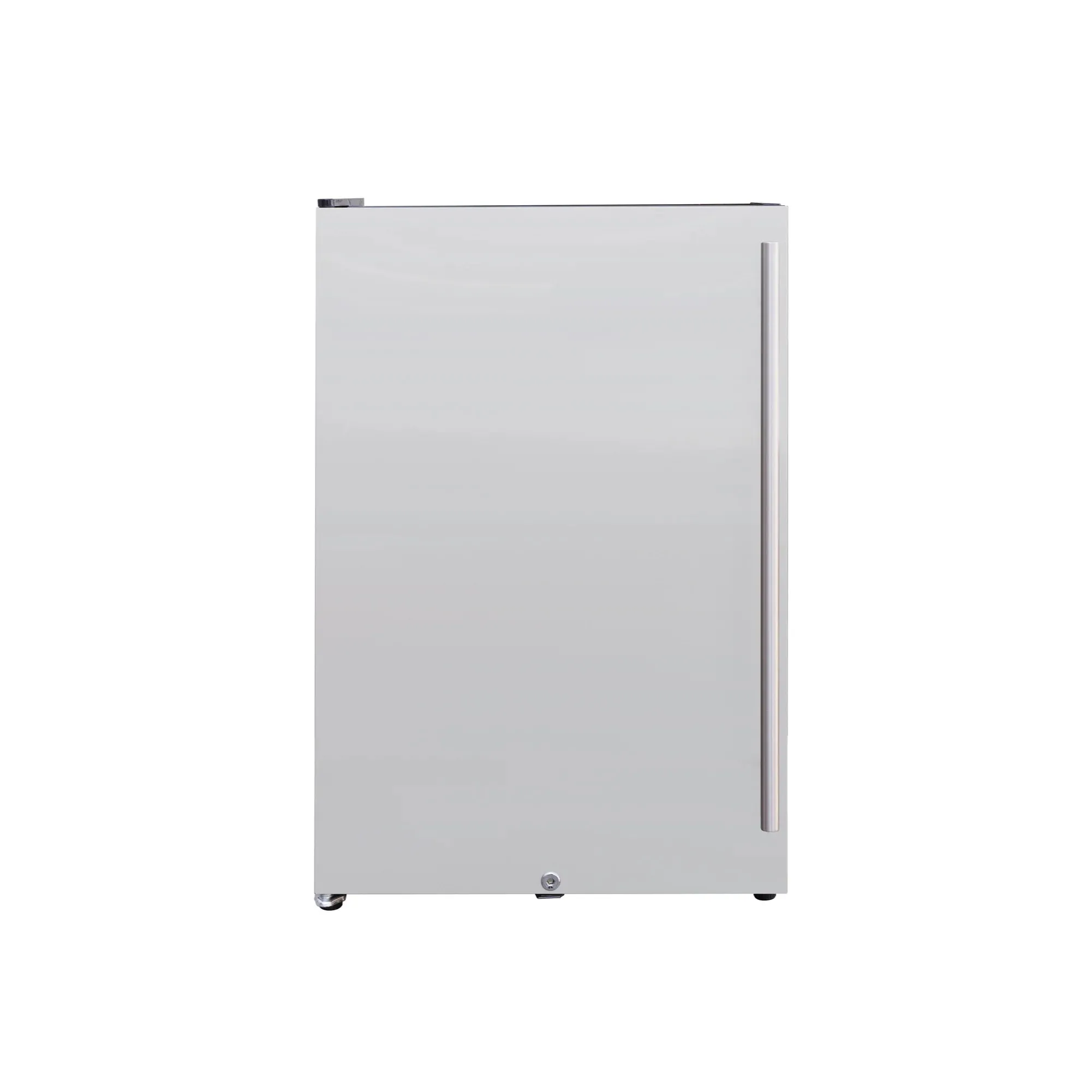 TrueFlame 22-Inch 4.1 Cu. Outdoor Approved Fridge with Left Hinge and Upgraded Stainless Steel Door & Handle (AMD-RFR-22D-R)