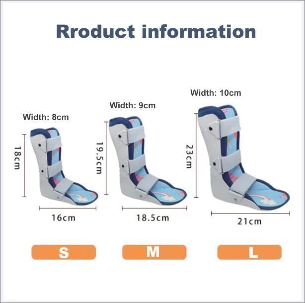SFKLYU AFO Drop Foot Splint, Othopedic Drop Foot, Ankle Stabilizer Brace, Sleeping Drop Foot Support for Treating Plantar Fasciitis and Achilles Tendonitis,C a Pair,L