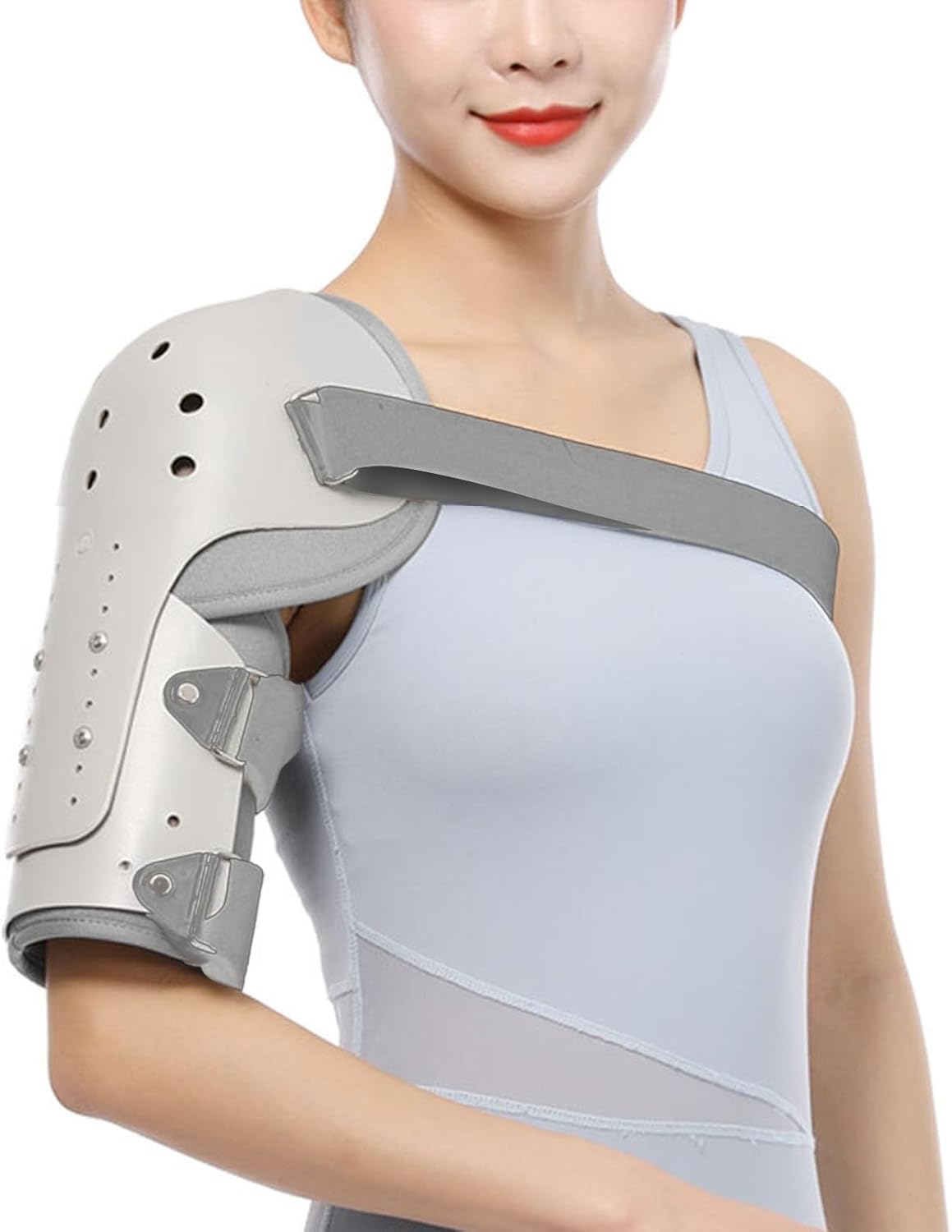 TARSHYRY Medium Humeral Shaft Fracture Splint, Lightweight and Breathable, Upper Arm Brace, Left/Right Arm,Bone Humerus Fracture for Men and Women (Right Shoulder)