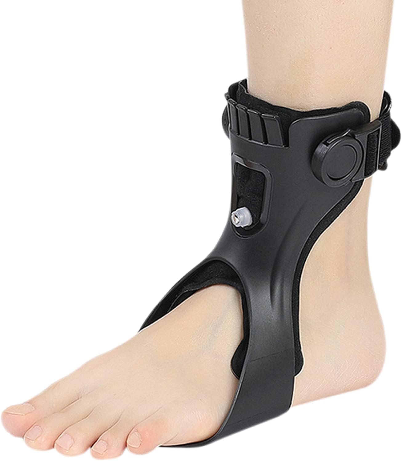 Foot Drop Brace Orthosis, Ankle Orthosis Splint Support with Comfortable Inflatable Airbag, Adjustable Foot Drop Brace Assist Strap for Hemiplegia Stroke Shoes Walking (Left X) (Left X)