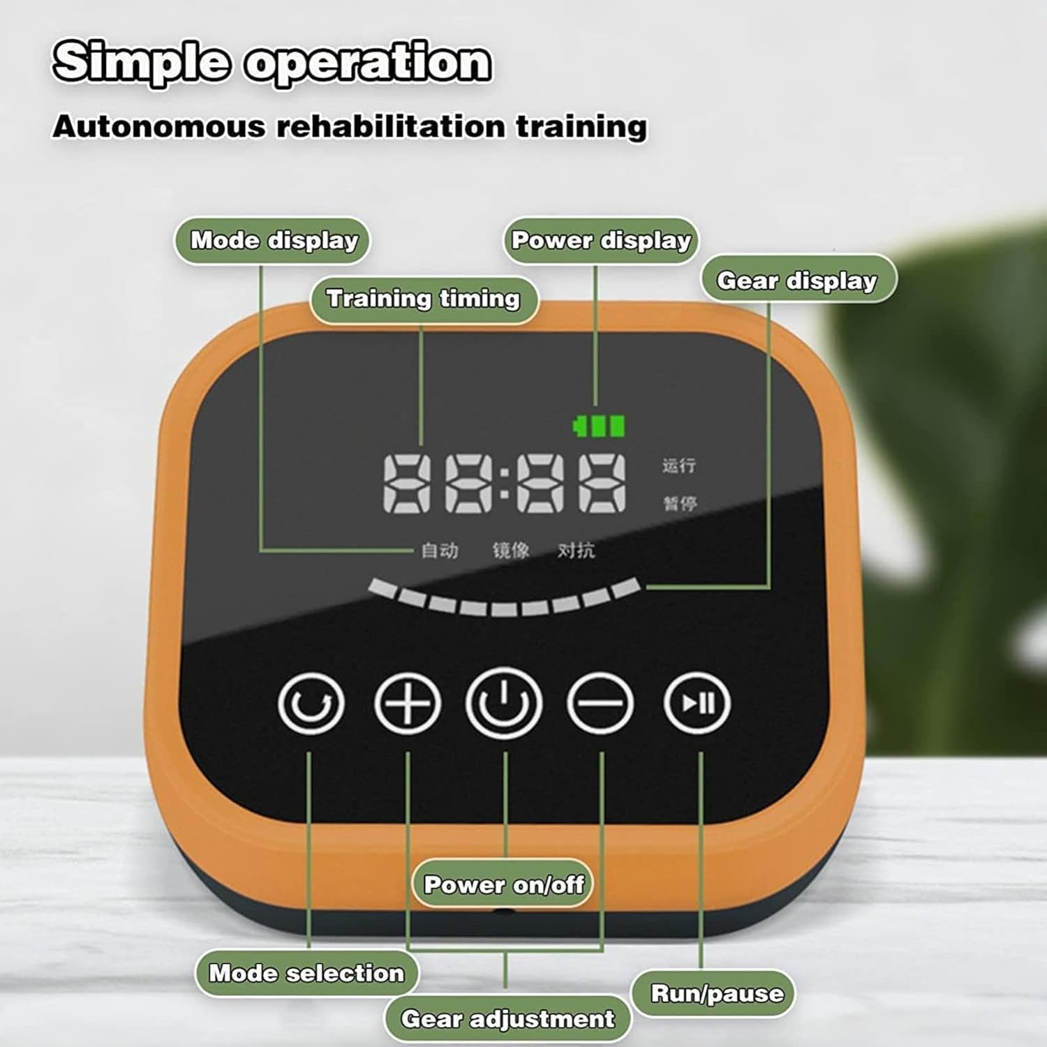 Robot Glove Hand Training Rehabilitation Hand Dysfunction Patient Training Device with Remote Control/Single Finger Training,Right-M