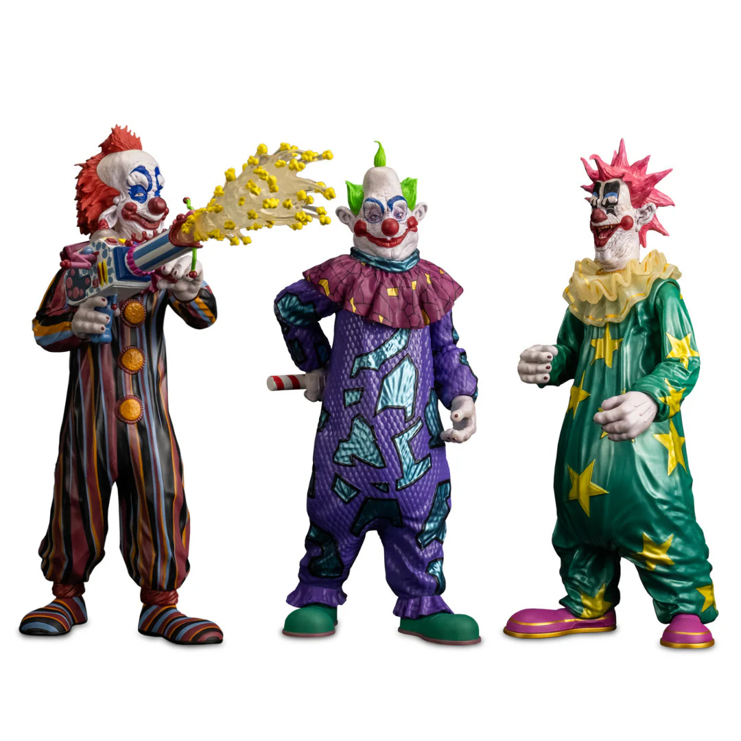 Trick or Treat Studios Scream Greats Killer Klowns: Rudy, Jumbo, Spikey Bundle