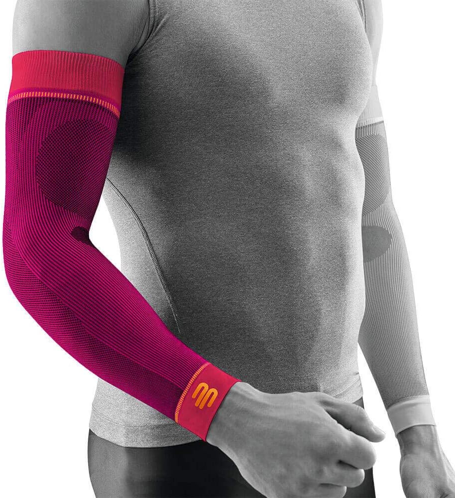Bauerfeind Sports Compression Arm Sleeves - Gradient Compression Improves Oxygen/Blood Circulation - 1 Pair