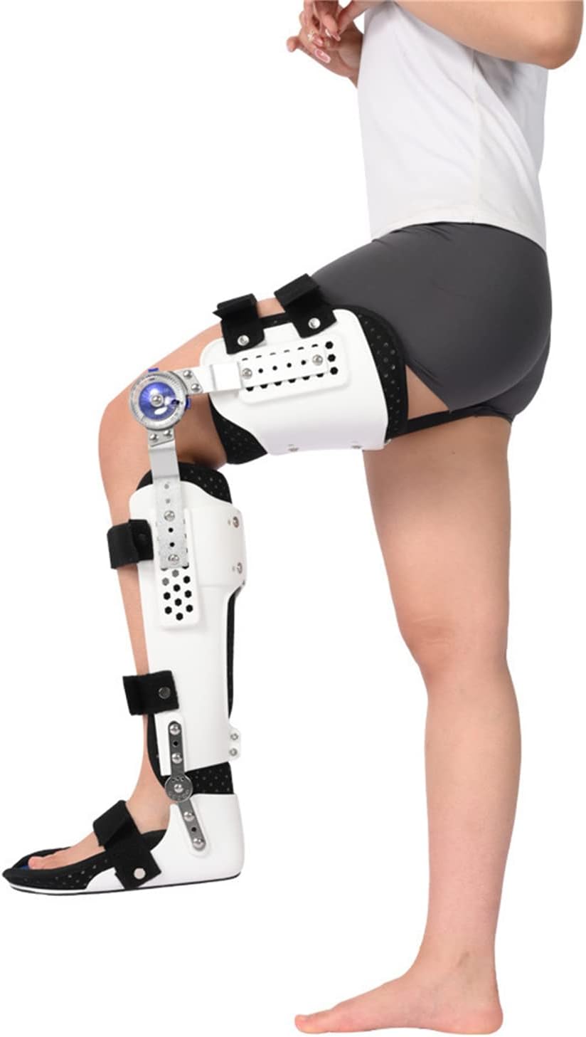 Ankle Foot Brace Knee and Walking Foot Fixed Splint Medical Leg and Ankle Support Knee Fixation, Full Leg Stabilizer Knee Brace Splint 502
