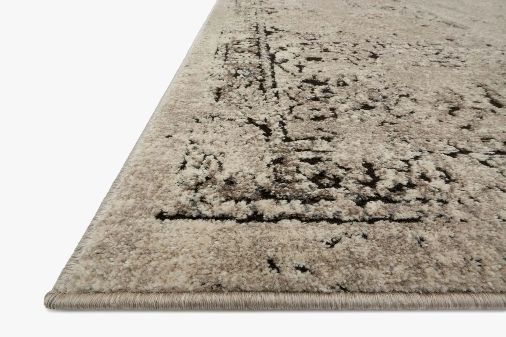 Loloi Millennium Collection - Transitional Power Loomed Rug in Stone & Charcoal (MV-06)
