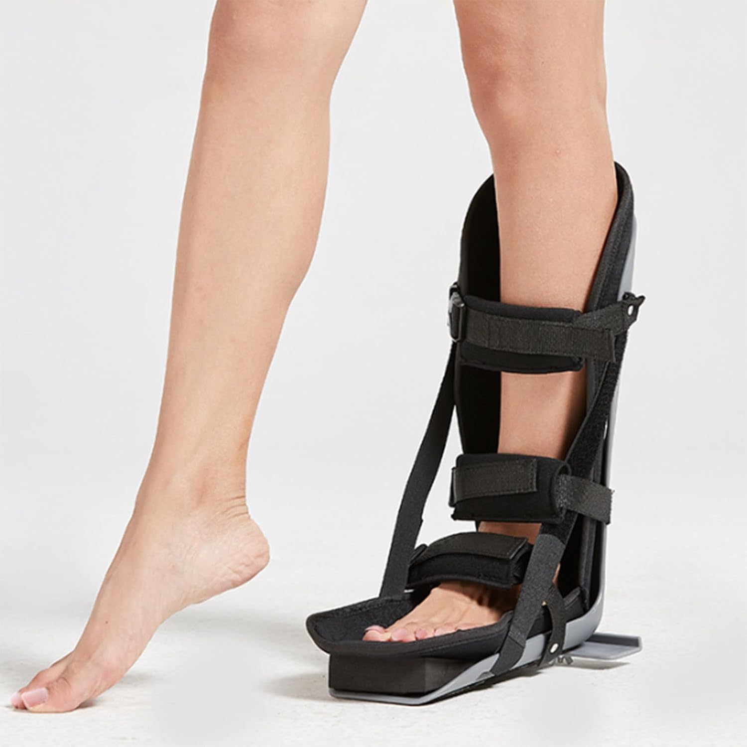 HUANGJUN Adjustable Plantar Fasciitis Night Foot Splint Achilles Tendonitis Brace for Fascia, Tendon and Postoperative Recovery for Men and Women,B,M