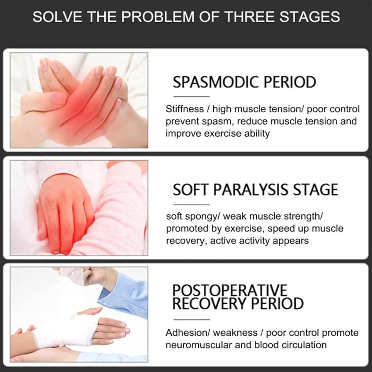 GaRcan Rehabilitation Robot Gloves,Hemiplegia Finger Rehabilitation Trainer Robot Gloves,Single Finger Training,for Patients with Hand Dysfunction Flexion Contracture (Left S)