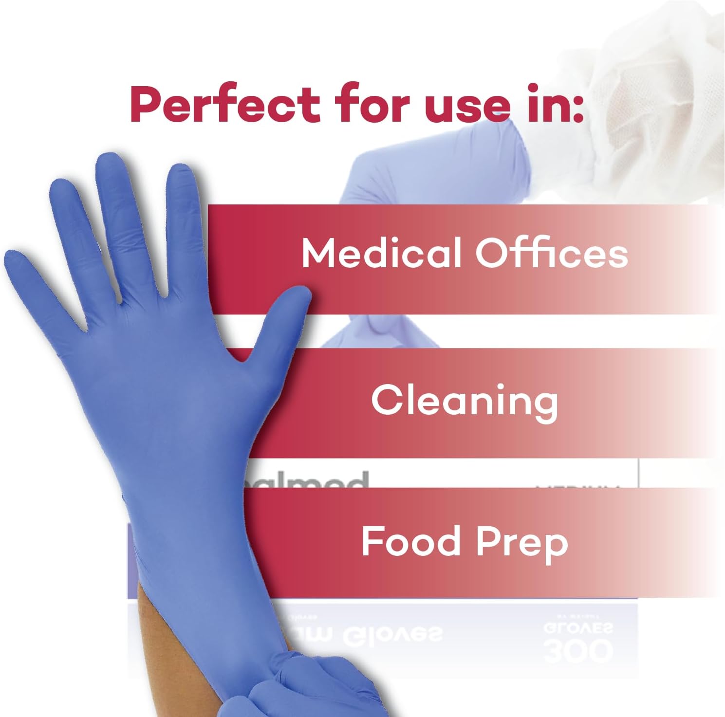 Dealmed Nitrile Medical Grade Exam Gloves
