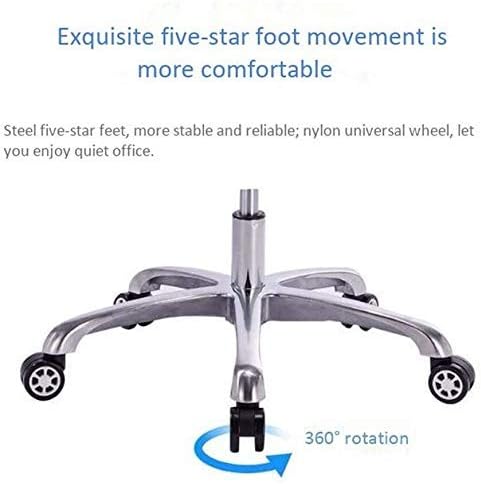 Home Work Chair Swivel Adjustable Swivel Office Desk Chair with Armrests Lumbar Support Desk Ergonomic Chair Chair Reclining Ergonomic Design Leather Boss Chair and (