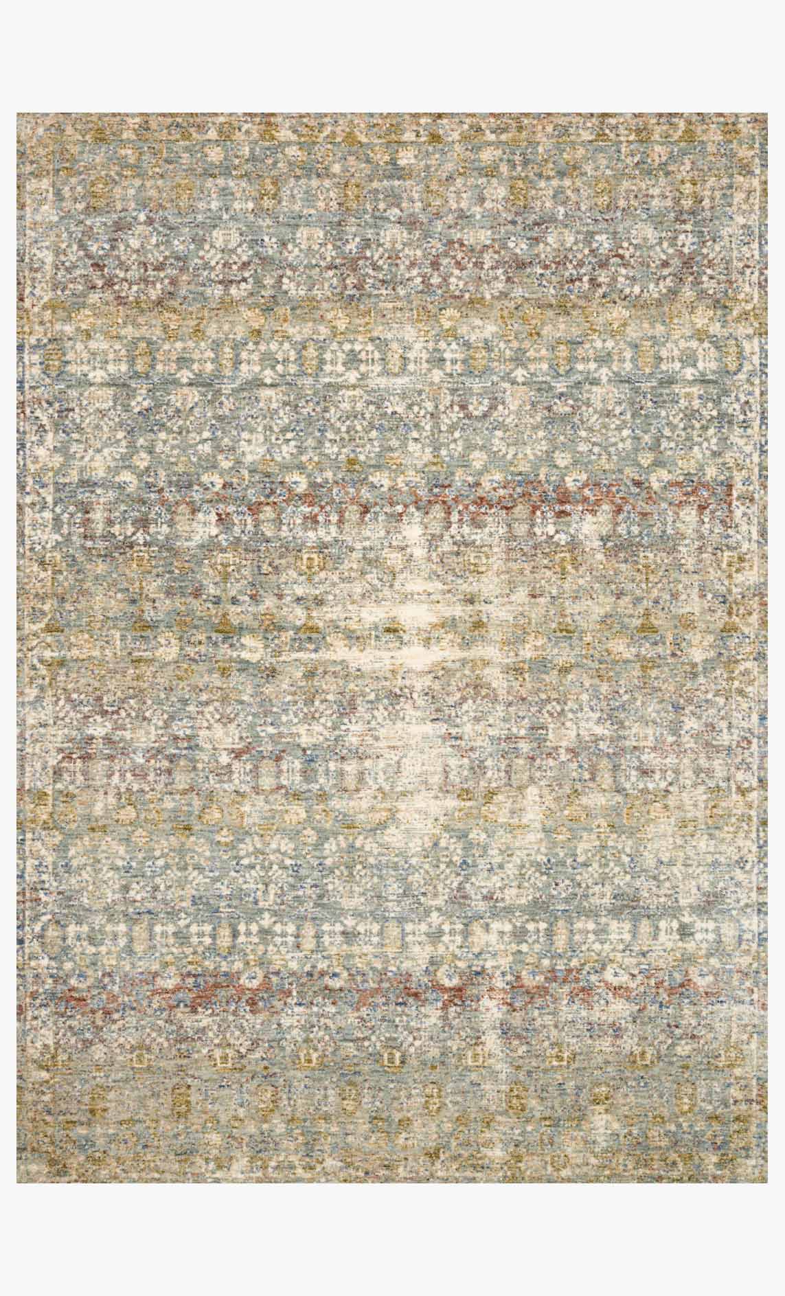 Loloi Revere Collection - Traditional Power Loomed Rug in Grey (REV-03)