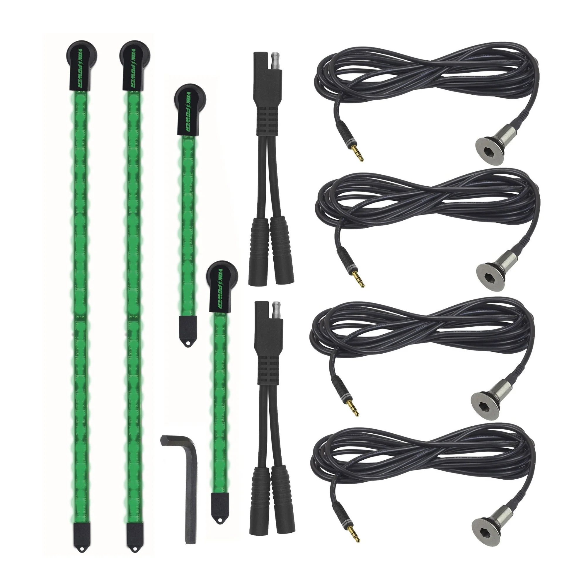 Yak-Power Complete LED Light Kit (4-Piece, Green)