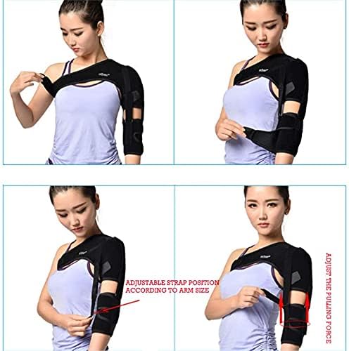 arm Sling Shoulder Sling arm Brace Shoulder immobilizer Ergonomically Designed Medical Sling for Broken & Fractured Bones, Shoulder Surgery, Dislocation, Sprain, Strain(Size:Large)