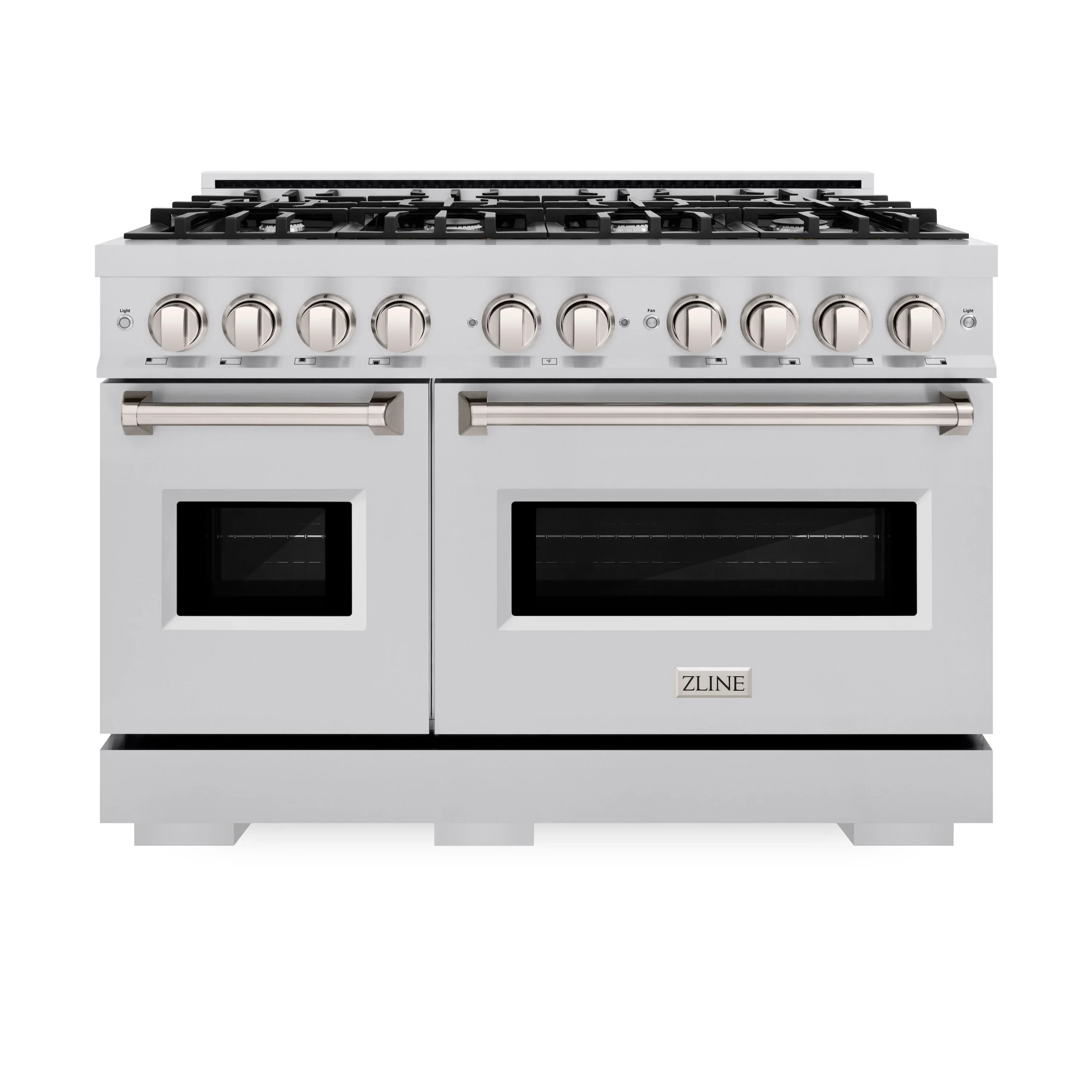 ZLINE 48-Inch Classic Series Dual Fuel Range with 8 Burner Gas Cooktop and 6.7 Cu. Ft. Electric Convection Oven in Stainless Steel (CDR48)