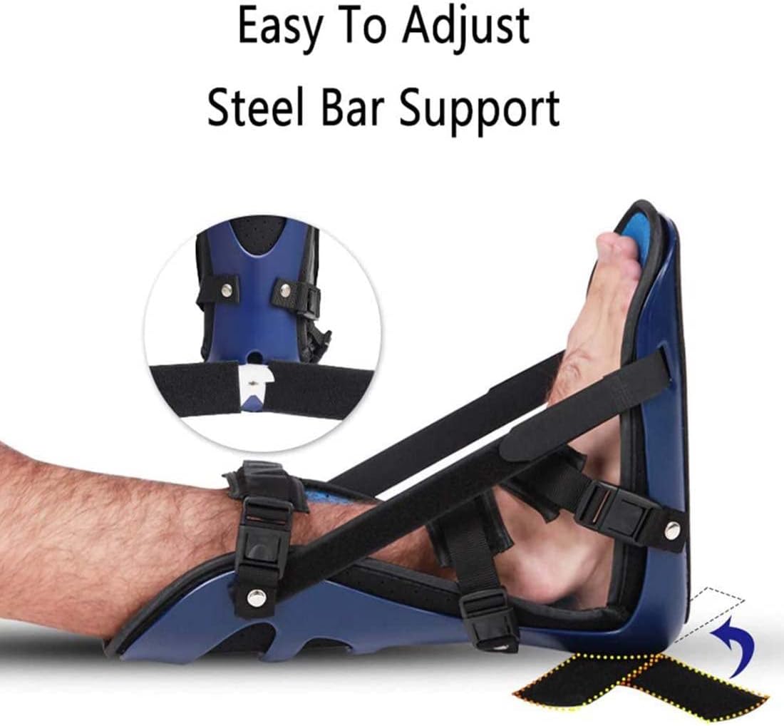 Sleeping Stretch Boot - Plantar Fasciitis Night Foot Splint Adjustable Achilles Tendonitis Brace Fits Right or Left Foot for Soreness Relief, Foot Pain and Stretching,M (M