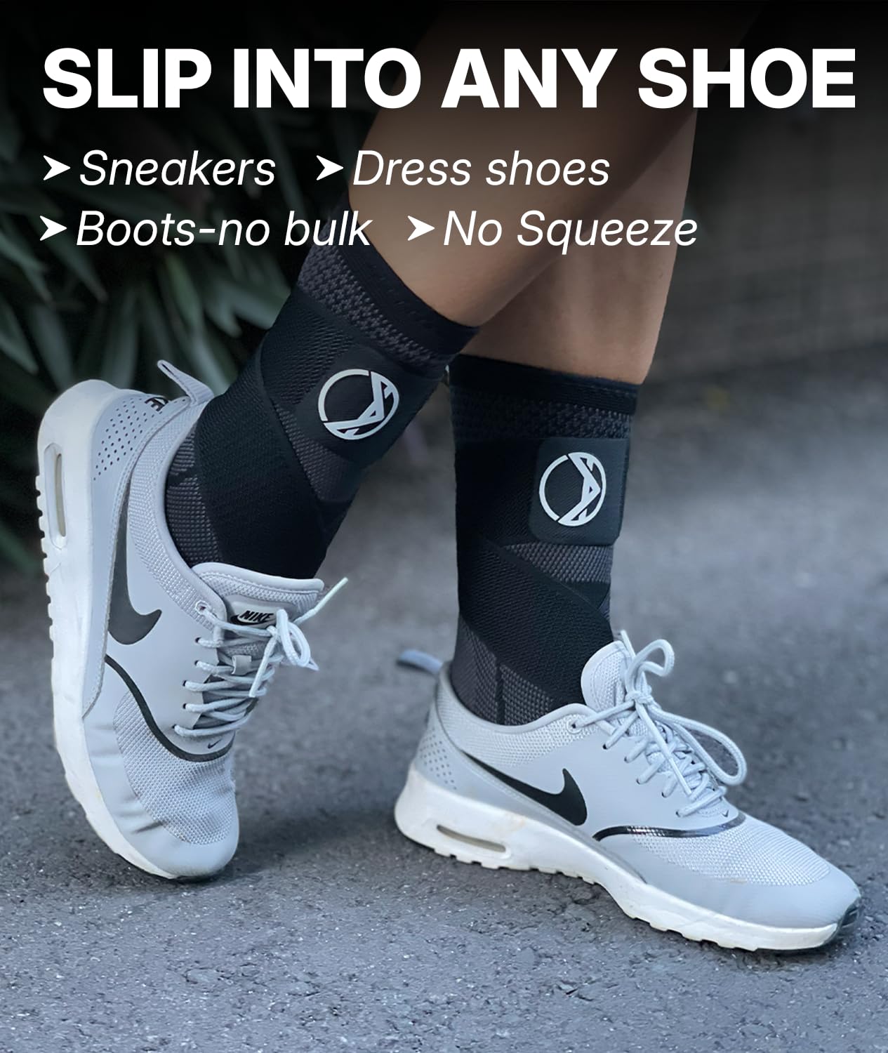 Koprez Plantar Fasciitis Sleeve - Plantar Fasciitis Relief, Plantar Fasciitis Socks, Ankle Compression Sleeve, Ankle Support for Women, Plantar Fasciitis Brace, Ankle Sleeve, Ankle Support Men