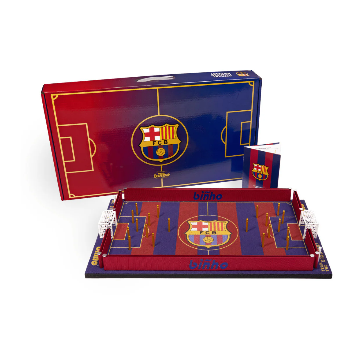 Binho Classic FC Barcelona Edition Pinball Board Game (2 Players)