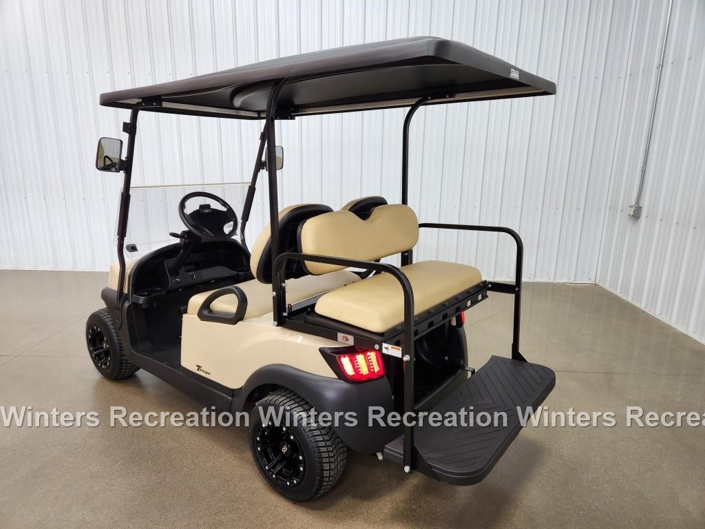 2020 Club Car Tempo Electric STREET READY Golf Cart, Beige