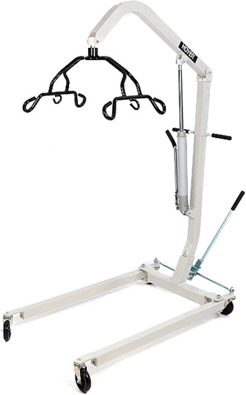 Hoyer Joerns HML400 Classic Manual Patient Lift with Pump Handle | Safe Working Load 400 lbs.| Ergonomic Pump Handle | Adjustable U-Base
