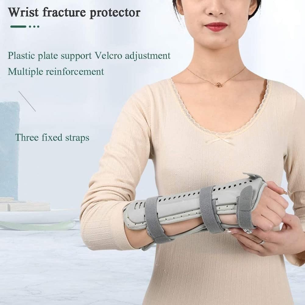 Carpal Tunnel Splint Wrist Support Splint Brace Adjustable Wrist Fracture Protector For Relieves Pain From Carpal Tunnel, Fractures, Sprains And Joint Pain,25cm (Color : Right Hand, Size : 25 cm)