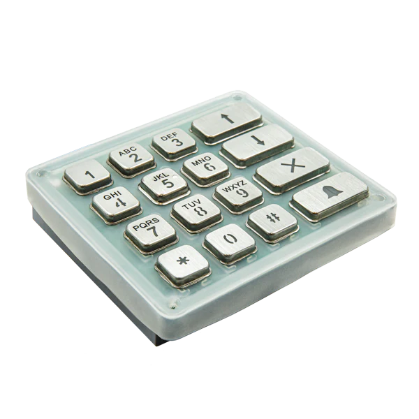 DoorBird Keypad Module for D21DKV and D21DKH IP in 16 Stainless Steel V4A Keys