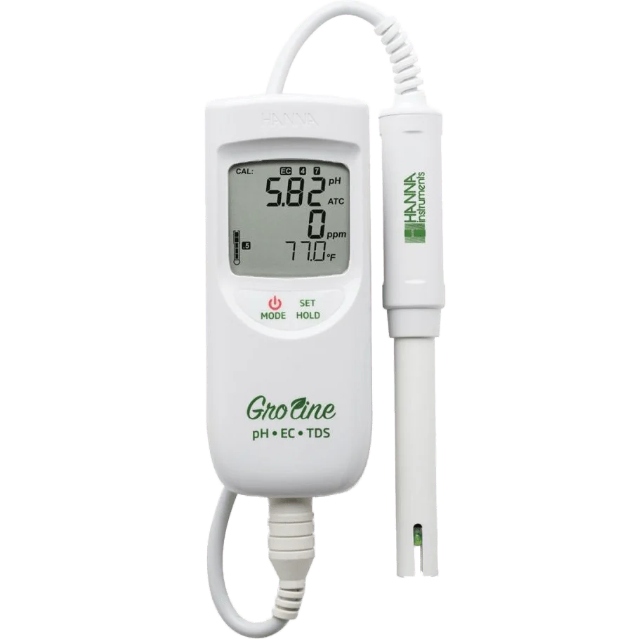 Hanna Instruments GroLine Waterproof Portable pH/EC/TDS Meter