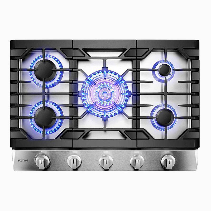Fotile Tri-Ring Gas Cooktop in Stainless Steel (GLS30501 / GLS36502)