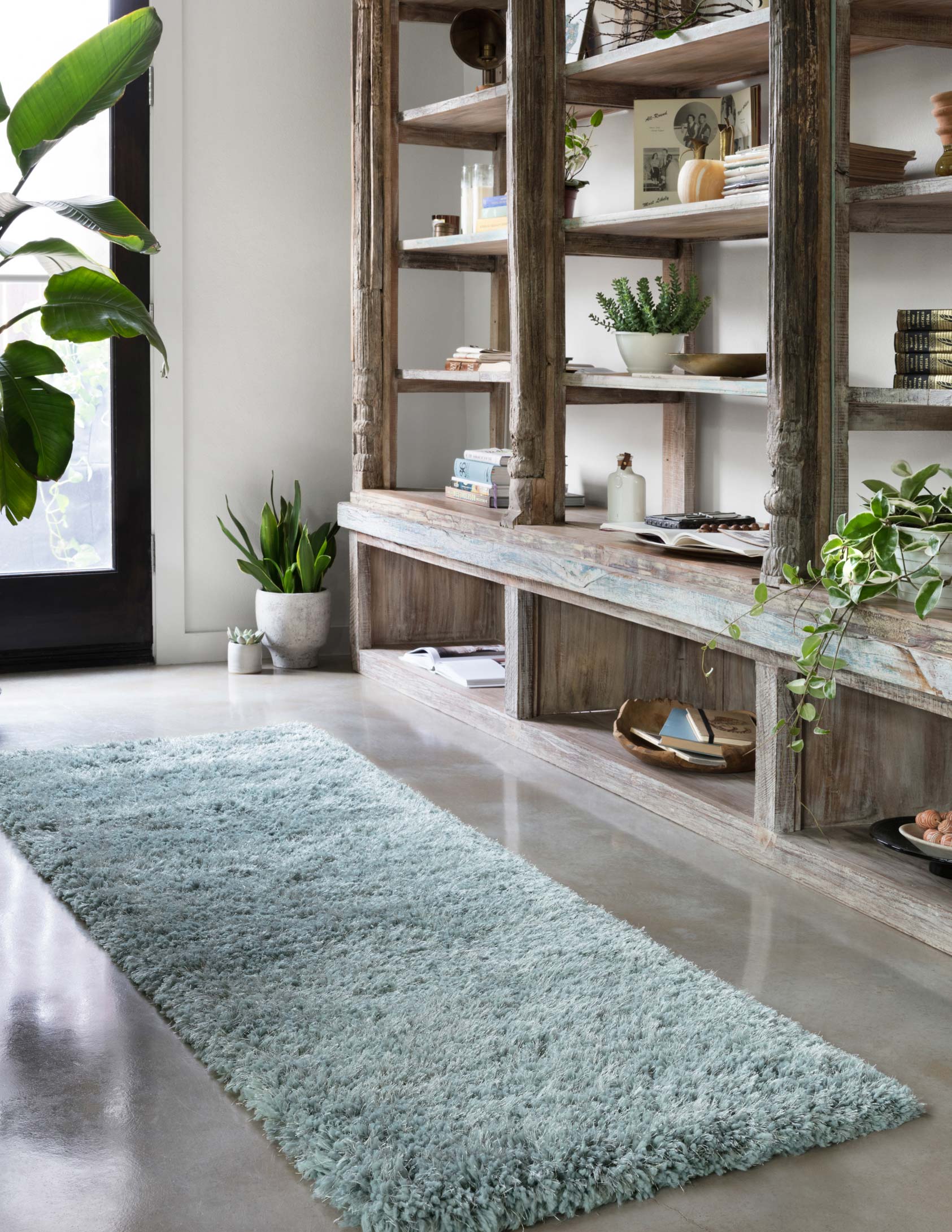 Loloi II Mila Shag Collection - Shags Hand Tufted Rug in Spa (MIL-01)