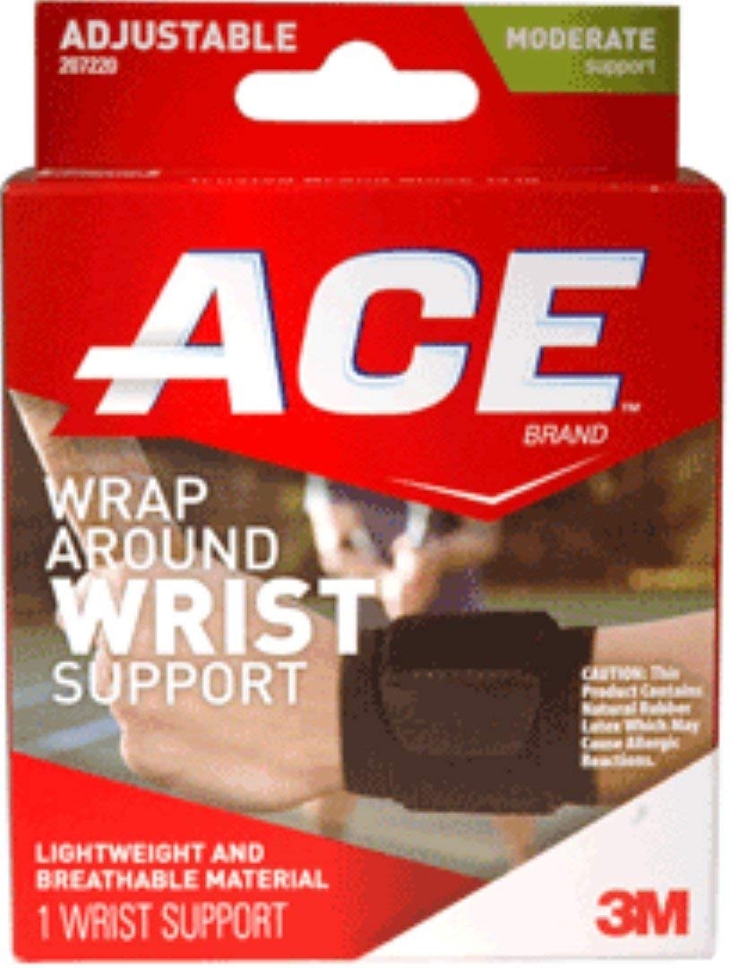 ACE Brand Wrap Around Wrist Support One Size (Pack of 7)