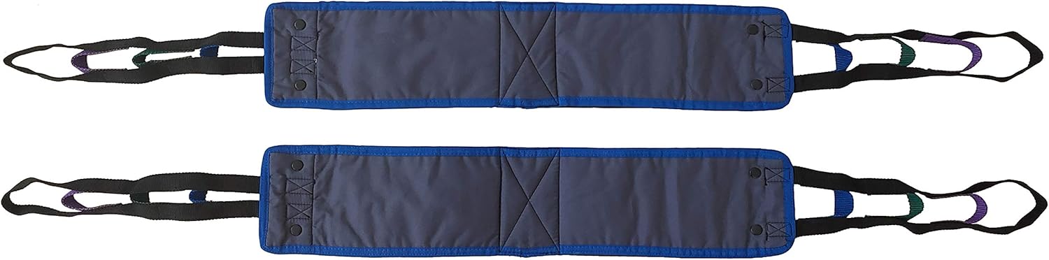 Hip Lift Sling (Medium) Solid Fabric, Non-Slip Polyester Sling, Inner Thigh Cuff Compatible with Hoyer, Invacare, McKesson, Drive, Lumex, Medline, Joerns and Other Patient Lifts