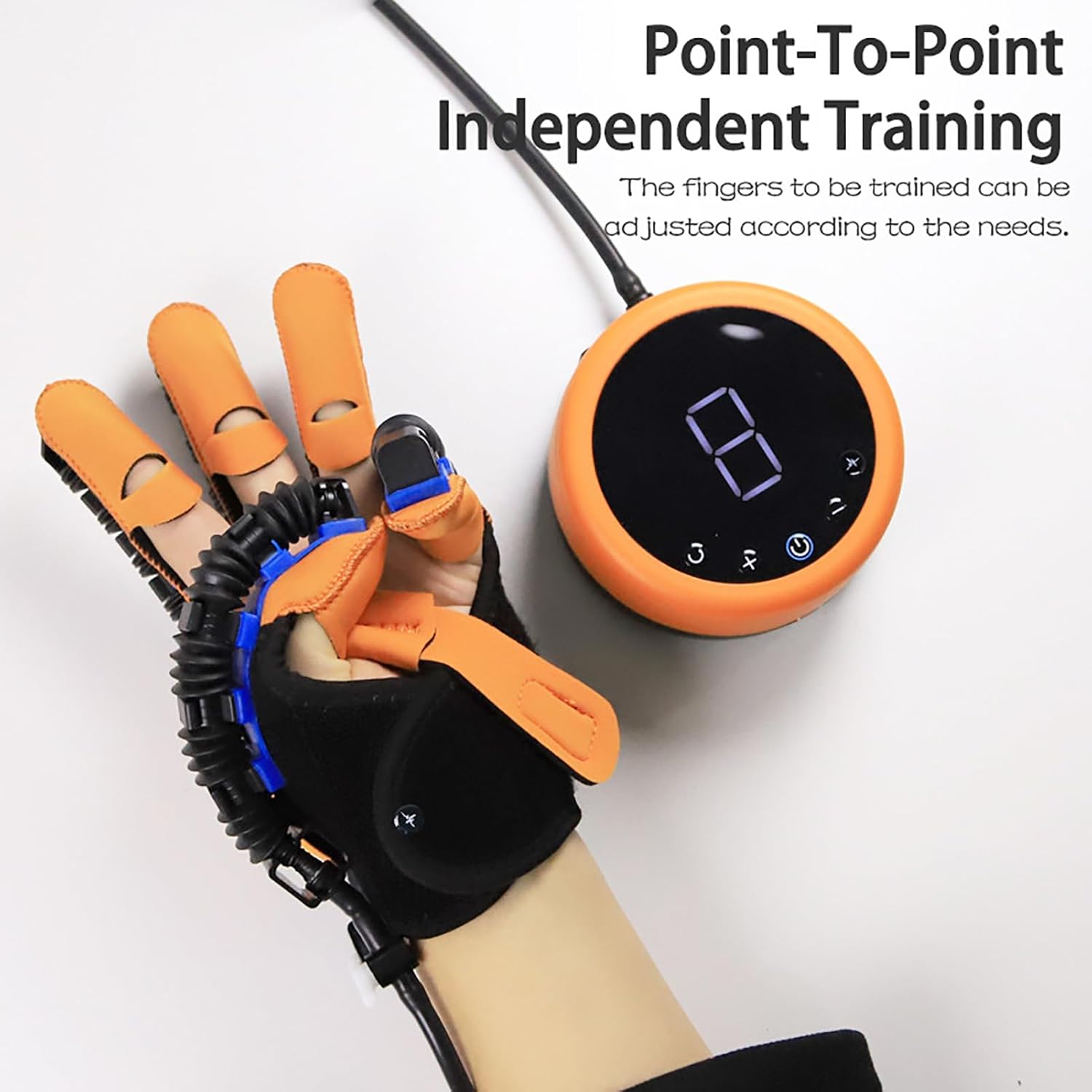 Rehabilitation Robot Gloves, Stroke Hand Recovery Device, Stroke Therapy Equipment for Adults, 5 Modes, Upgrade Hand Strengthening Devices