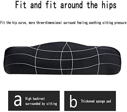 High-Back Leather Executive Swivel Adjustable Swivel Office Desk Chair with Armrests Lumbar Support Desk Ergonomic Chair Office Chair Household Lounge Chair Lifting Swing Chair Mesh (Blue Black frame)