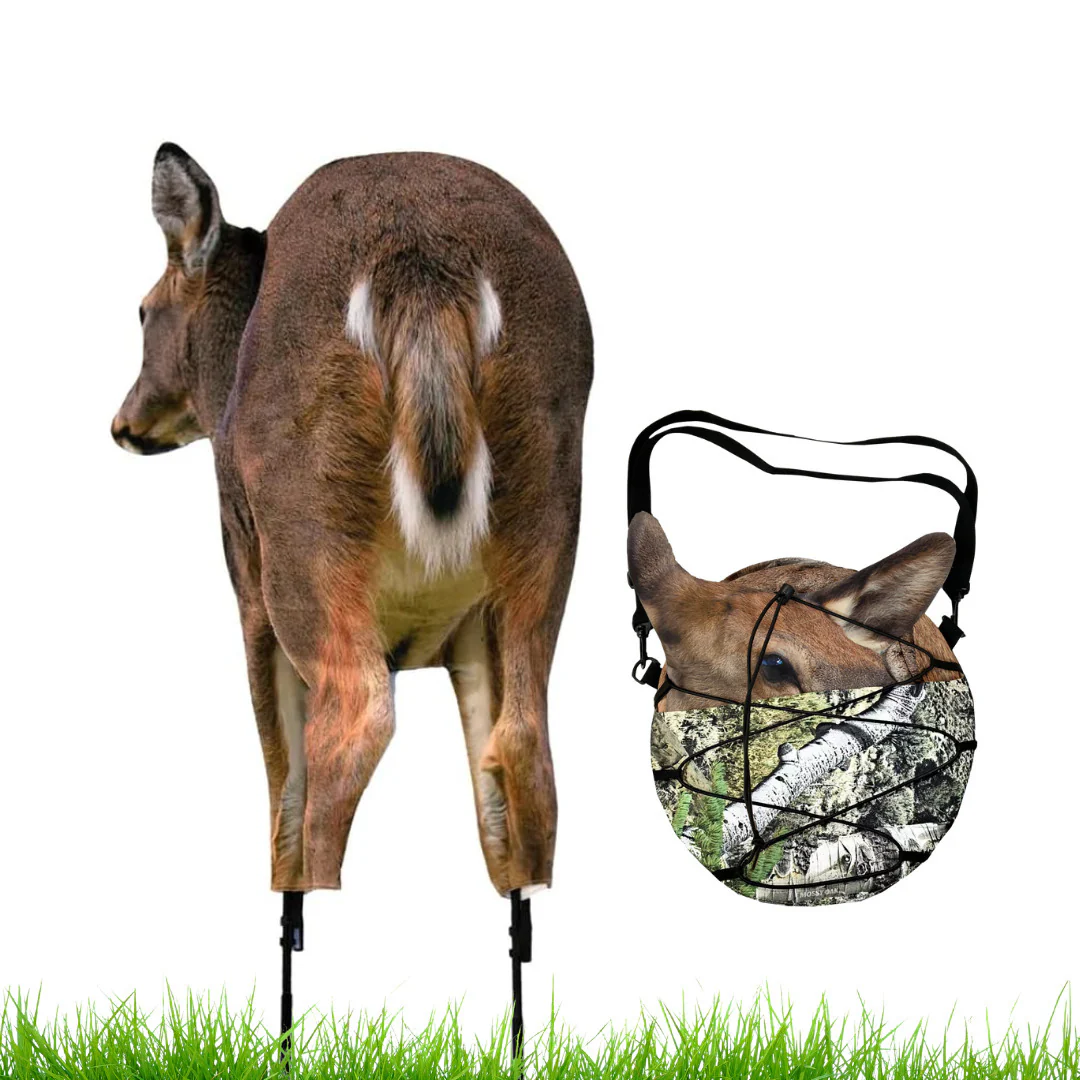 Montana Decoy Deer Rump Whitetail Decoy and Carrier Bundle