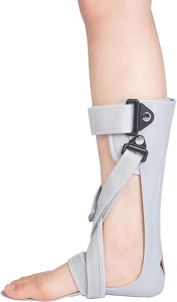 Ankle Foot Orthosis Support, AFO Splint Postural Correction Drop Foot Brace & Men & Women, Fits for Right/Left, Removable Washable Pad