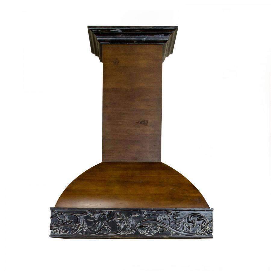 ZLINE 30-Inch Wooden Wall Range Hood with Crown Molding (393AR-30)