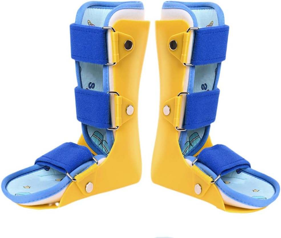 SFKLYU Ankle Foot Brace Ankle Orthosis Splint Support Child Toddler Ankle Foot Orthosis Night Splint for Children, Toddler, Pediatric,A Pair,S
