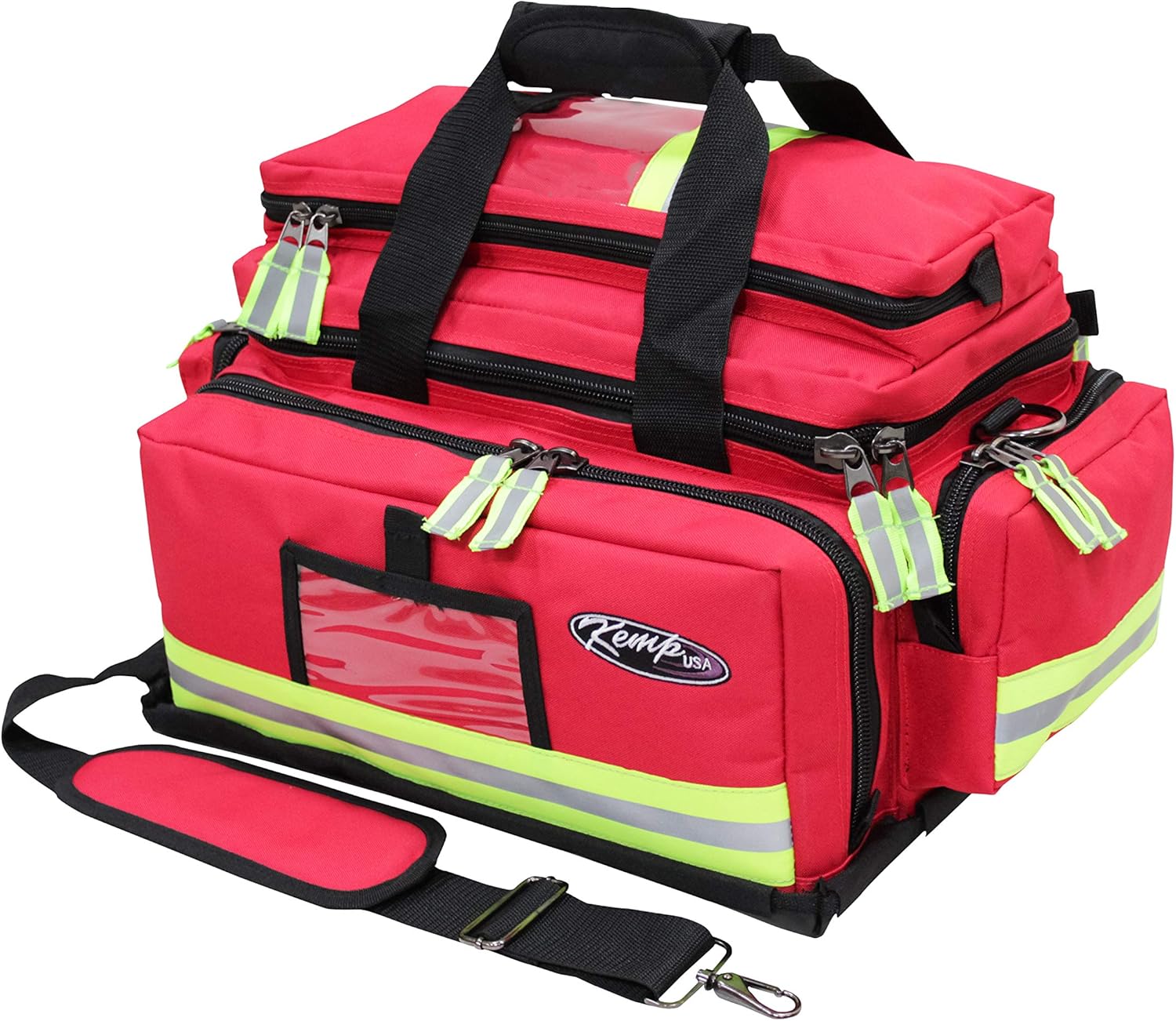 Kemp USA Large Trauma EMS Bag | Survival Gear for Emergency Response Professionals, EMTs, and First Responders | Emergency Medical Bag for First Aid EMT Kit and Trauma Kit