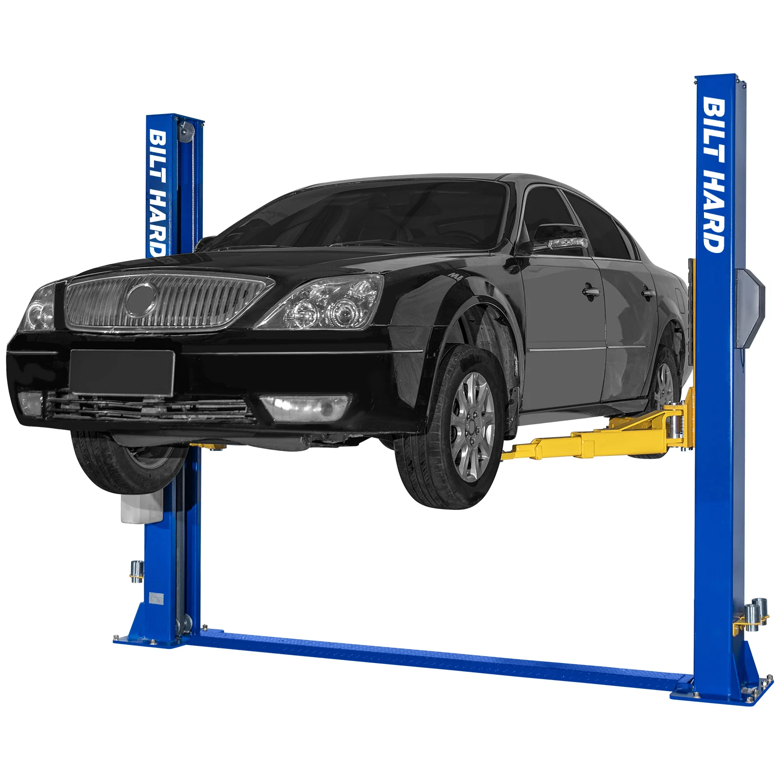 BILT HARD 12,000 lbs Two-Post Car Lift with 220V 4HP Motor & Single-Point Lock – Ideal for Shops, Garages & Heavy-Duty Vehicle Maintenance