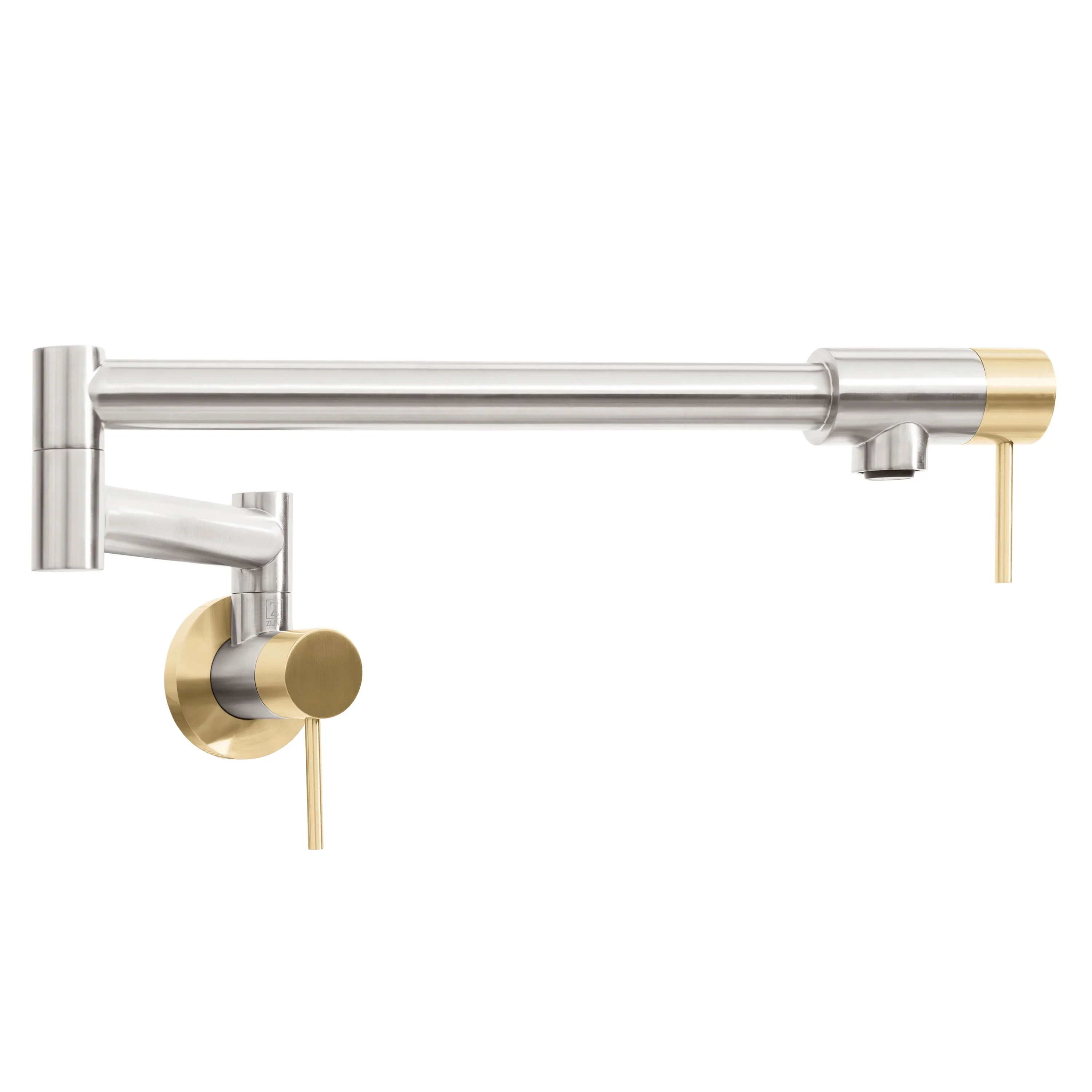 ZLINE Autograph Edition Gemini Pot Filler in Brushed Nickel and Champagne Bronze (GEM-FPF-ZBNCB)