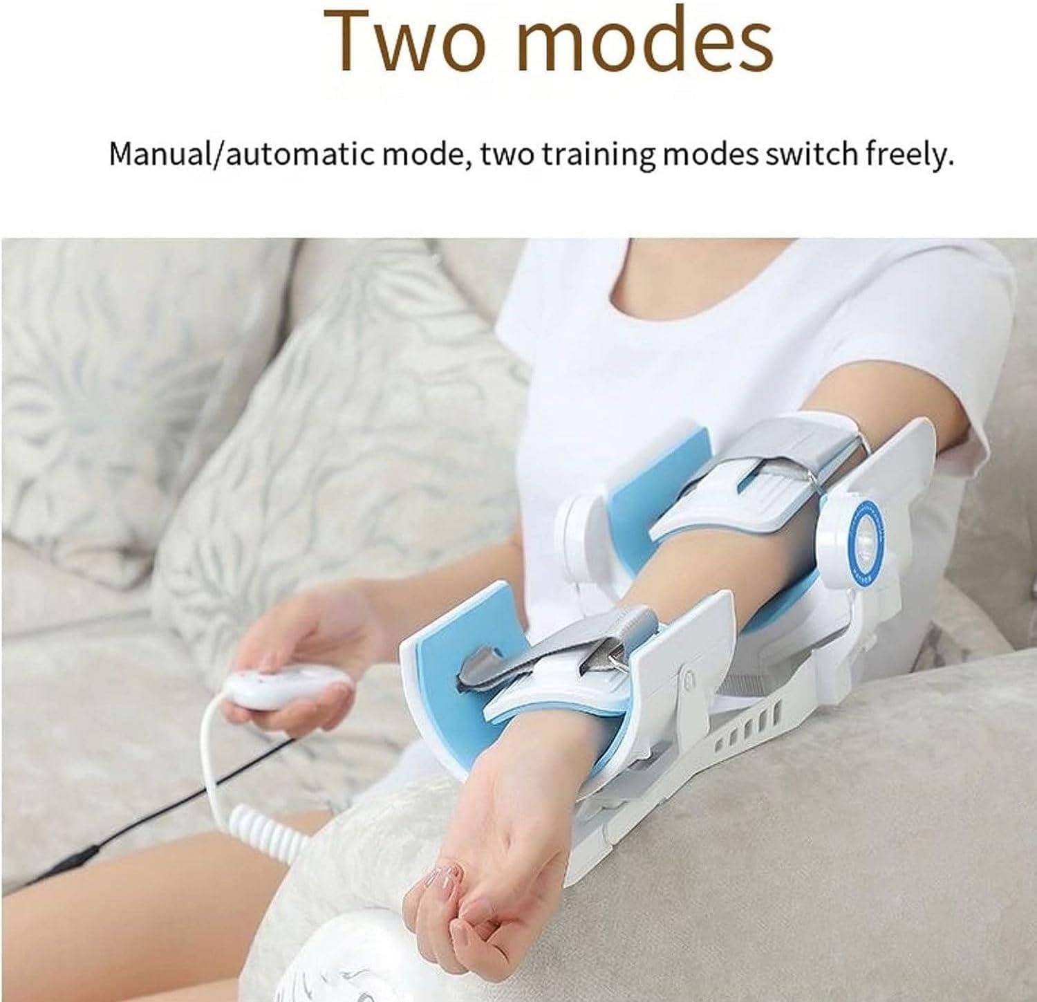 Elbow Brace Arm Exerciser, Arm Flexion and Extension Trainer Elbow Protector, -5~150°Full-Angle Exercise