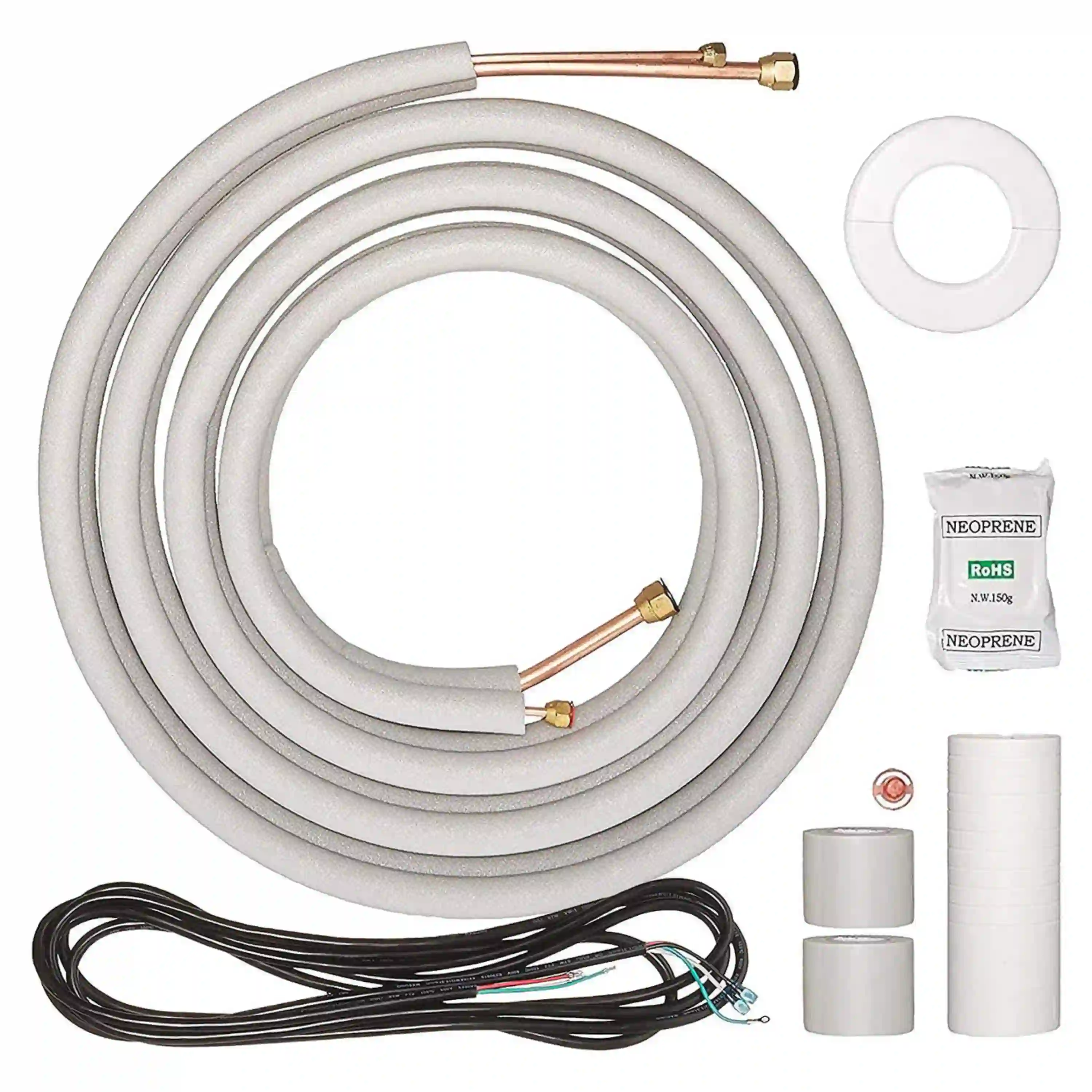 Senville Mini Split - 2-Zone 36,000 BTU Ductless Air Conditioner and Heat Pump Condenser with Wall Mount Air Handlers (SENA-36HF-D)