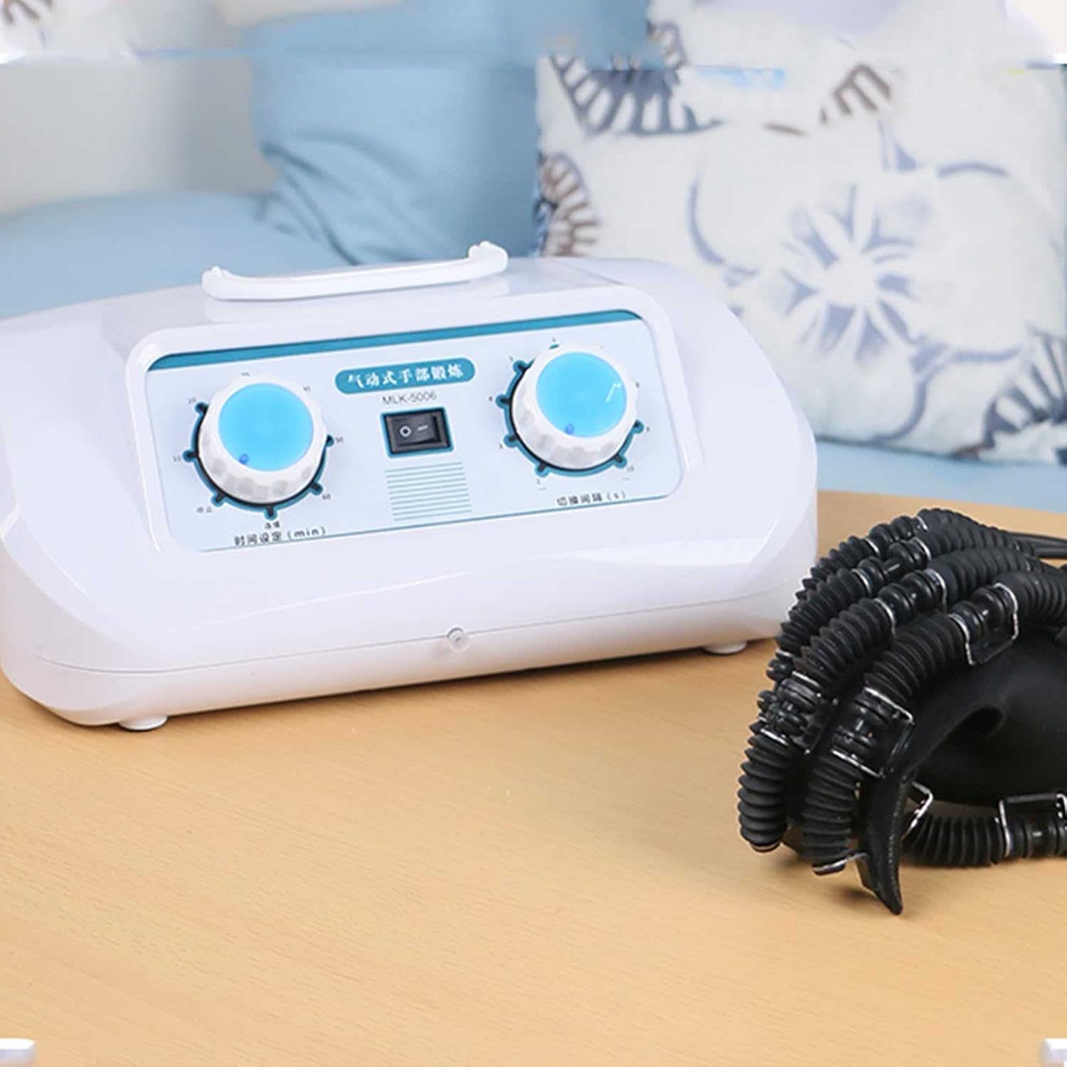 Rehabilitation Robot Gloves Finger Hand Training Device Recovery Equipment, Minimize Spasticity, Stroke Hemiplegia Patients Tendons ExerciseM,Left Hand