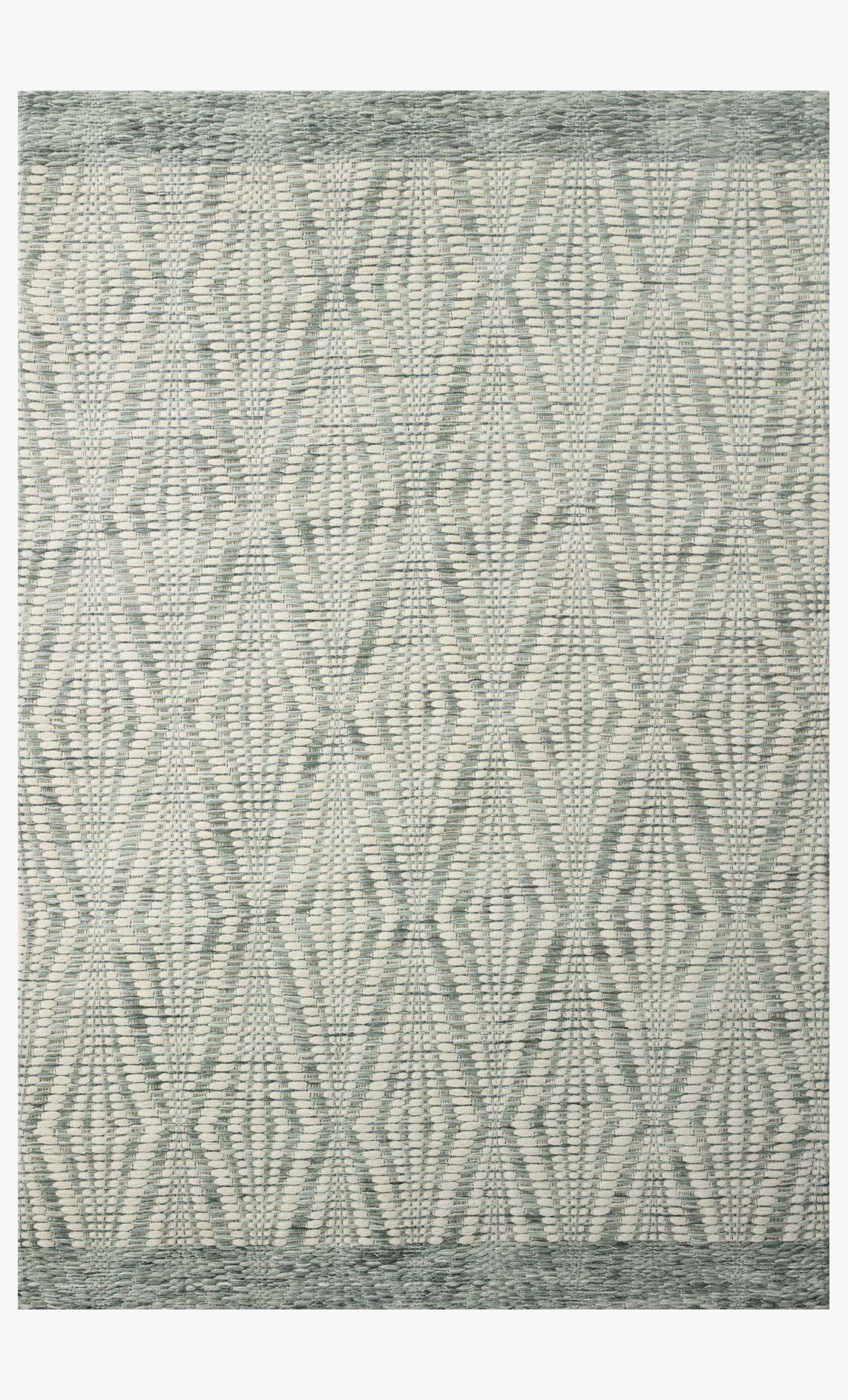 Loloi Kenzie Collection - Contemporary Hand Woven Rug in Ivory & Sage (KNZ-01)