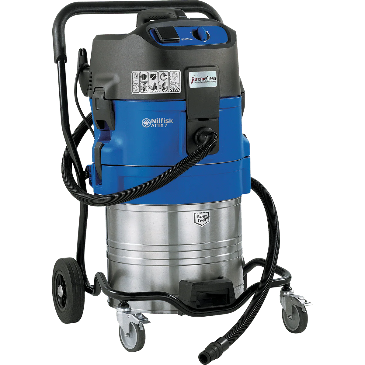Nilfisk Attix 19 AS/E XC Xtreme Clean Canister Industrial Vacuum